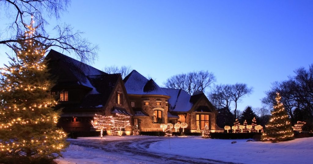 Morristown NJ Christmas Light Installers, Residential