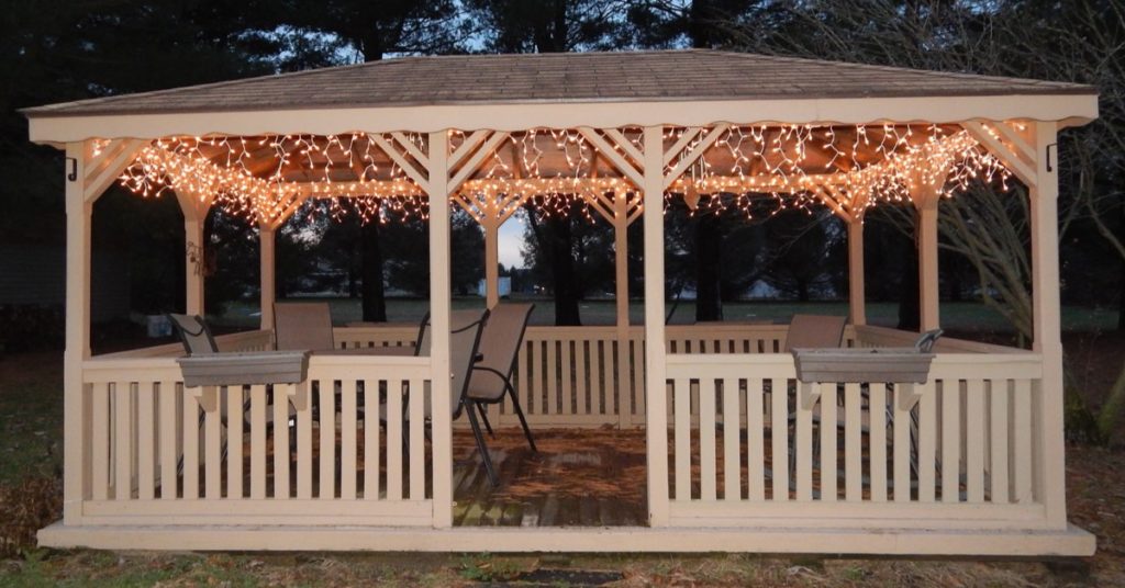 Tips To Lighten Up a Dark Gazebo